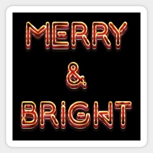 Merry & Bright - Christmas Sweater Pun Sticker